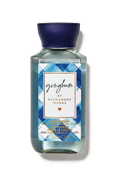 Bath & Body Works جل غسيل الجسم بحجم مناسب للسفر من جينغهام