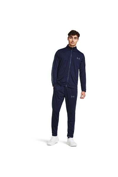 Under Armour بدلة رياضية محبوكة باللون الأزرق للرجال من أندر آرمور