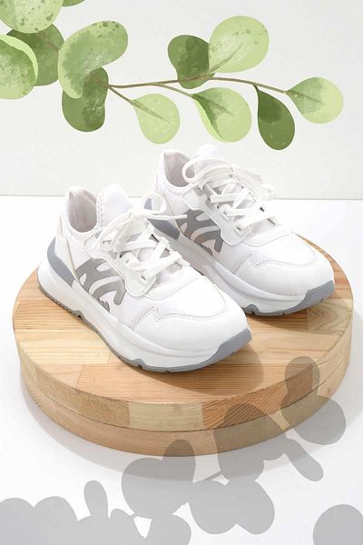 Bambi Weiß Weiß Fallschirm Damen Sneaker K 01991016967