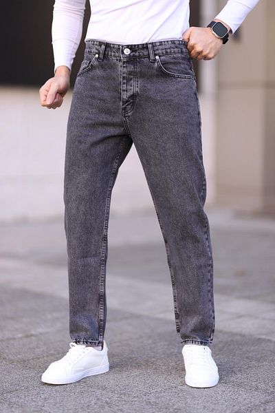 Trendyol Collection Graue Boyfriend-Jeans – 100 % Baumwolljeans TMNAW25JE00020