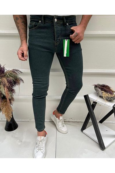 çerme Pantaloni de blugi pentru bărbați cu croiat italian Ç133