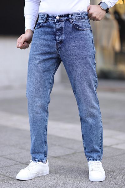 Trendyol Collection Blaue Boyfriend-Jeans – Jeans TMNAW25JE00020