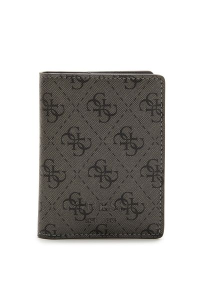 Guess Milano Herren Brieftasche Grau Smmils-lea49-gun