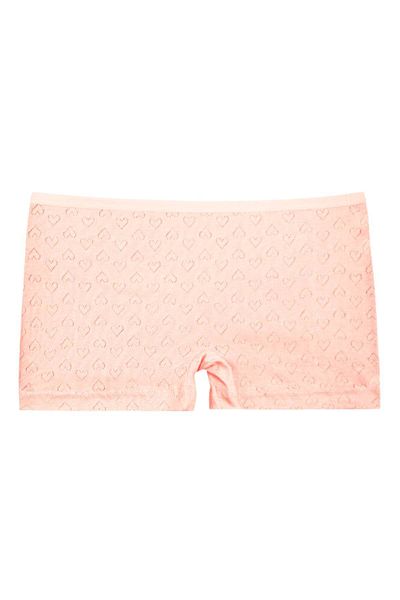 Newlilla Girl's Boxers with 120 Hearts 100% Cotton Pack of 5 Shorts