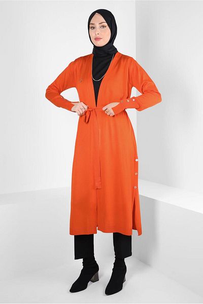 Alvina Tricotaj Cardigan cu curea - Model 44076