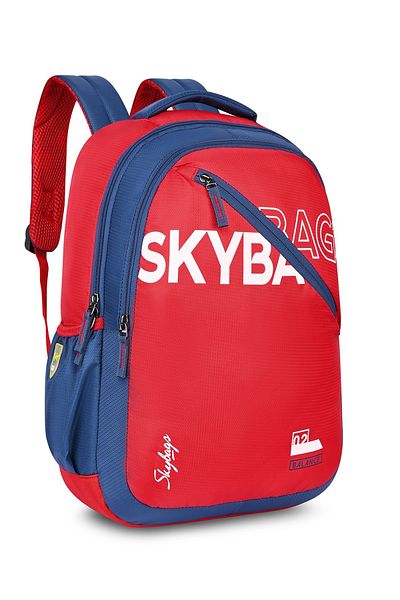 Skybags Atlas 03 School Backpack (H) Red