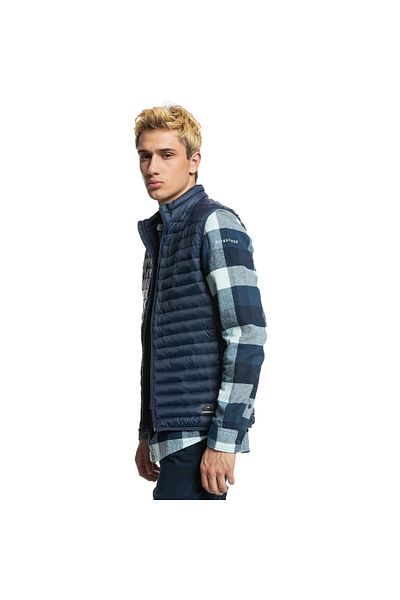 Quiksilver Eqyjk03754 Scaly Sleeveless Vest Blue Men's Vest