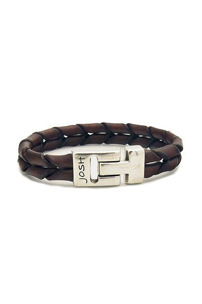 Josh Lederarmband 09284-bra-s/braun