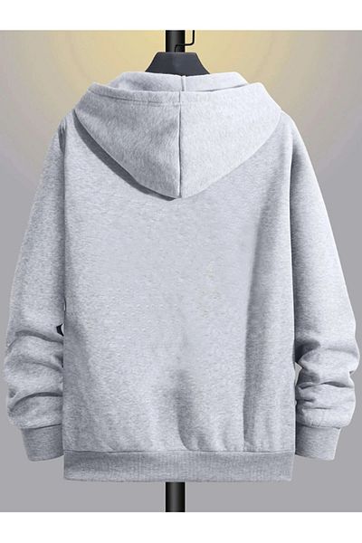 Relax family xf Men's Winter Hooded Zipper Sweatshirt Jacket