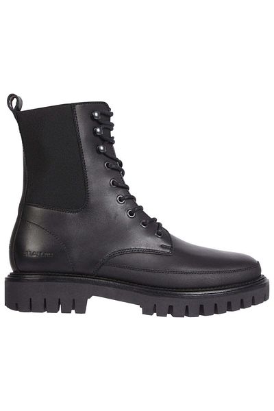 Tommy Hilfiger Black Booties Mens Shoes