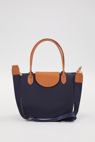 Levidor Navy Blue Trend Strap Handbag