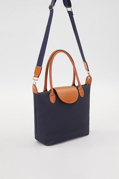 Levidor Navy Blue Trend Strap Handbag