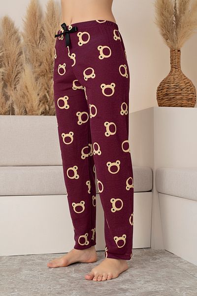 Sude HOMEWEAR Sober Patterned Women's Pajama Bottoms