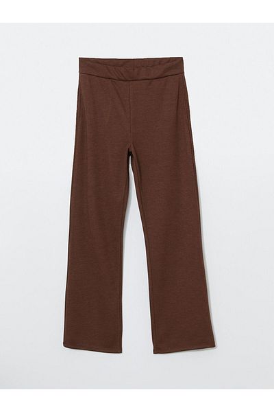 LC Waikiki Lcwaikiki Classic Brown Women's Sweatpants with Elastic Waist