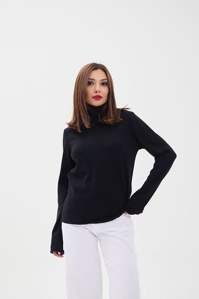 JANES 4214 Tricotaj Unii Pescar Casual-negru