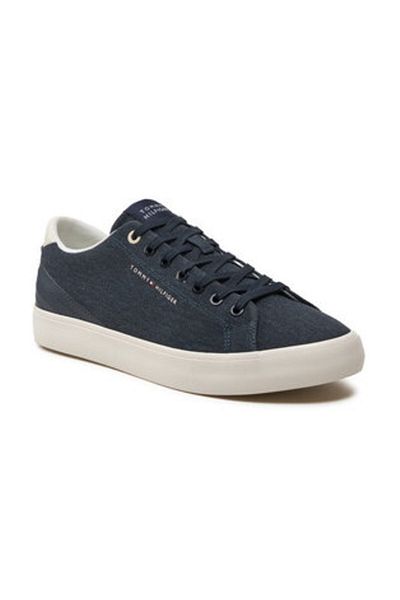 Tommy Hilfiger Pánske nízke tenisky Th Hi Vulc – námornícka