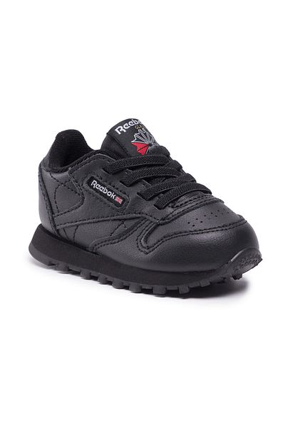 Reebok Fz2094 Cl Lthr čierne detské vychádzkové topánky