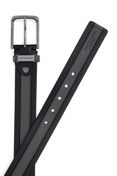 U.S. Polo Assn. Men's Black Belt 50304704 -Vr046