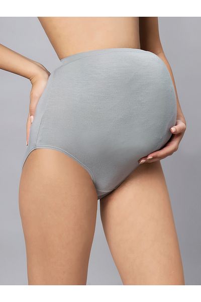 Tummy Pack of 3 Pregnant Women Maternity Bamboo Cotton High Waist Comfortable Seamless Postpartum Panties