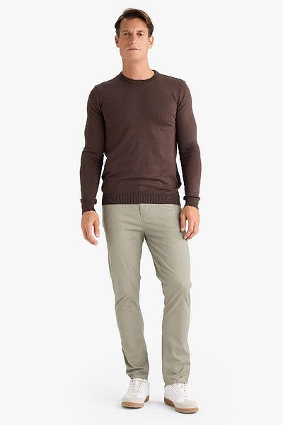 DeFacto Standard Fit Crew Neck Knitwear Sweater C8814Ax24Wn