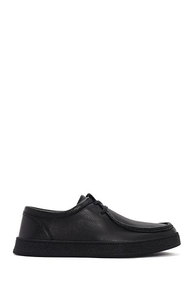 Derimod Pantofi casual din piele neagră cu șireturi pentru bărbați 25sfd7550ft
