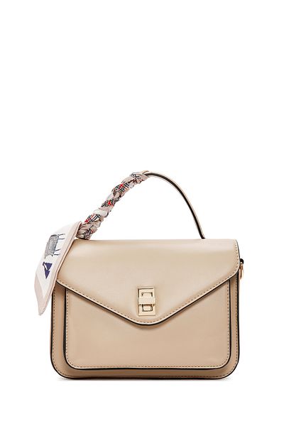 Derimod Women's Beige Long Strap Classic Shoulder Bag 25Sbd 280018