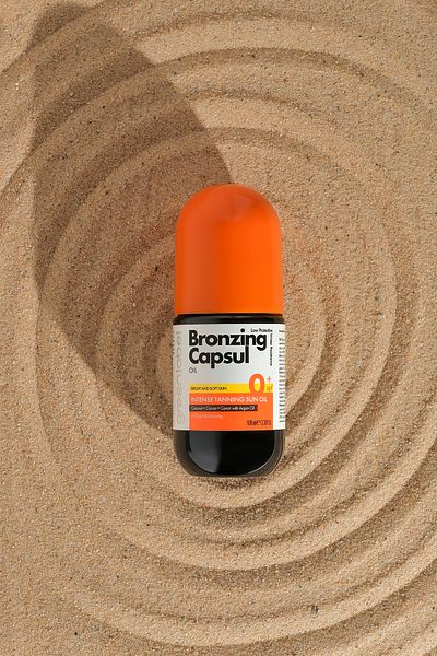 Greenlabel 100 ml Bronzing Capsul Oil - Containing Carrot, Cocoa and Coconut Oil