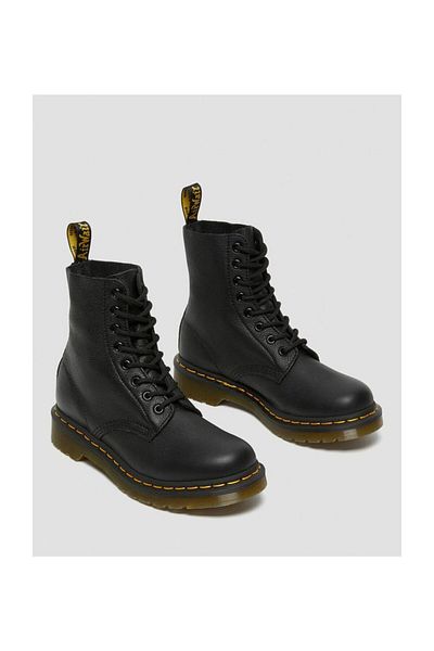 Dr. Martens Női fekete valódi bőr Pascal Virginia csizma és csizma