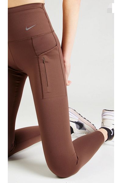 Nike Go Firm-Support High-Waisted with Pockets Running Women's Leggings Yakamoz Spor