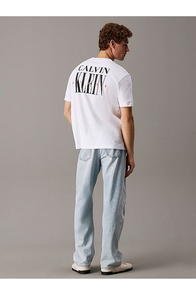 Calvin Klein Ανδρικά παπούτσια με γραφικό μπλουζάκι Serif Font (Gx9688).