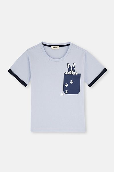 Dagi Tricou din bumbac cu mânecă scurtă pentru băiat