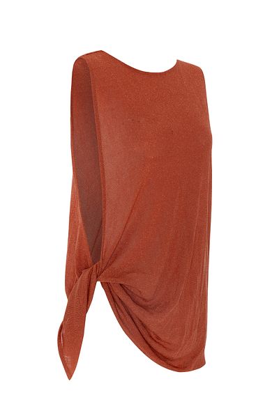 AQUELLA Lurex Glitter Brown Tunic