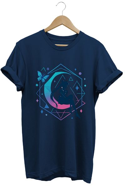 remonz Anime Sailor Moon Usagi Tsukino Γυναικείο μπλουζάκι με στάμπα 100% βαμβάκι με κανονική εφαρμογή