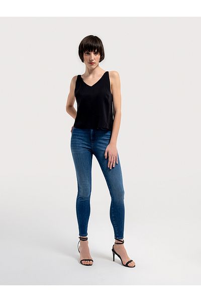 Loft بلوزة نسائية بقصة عادية - بأكمام