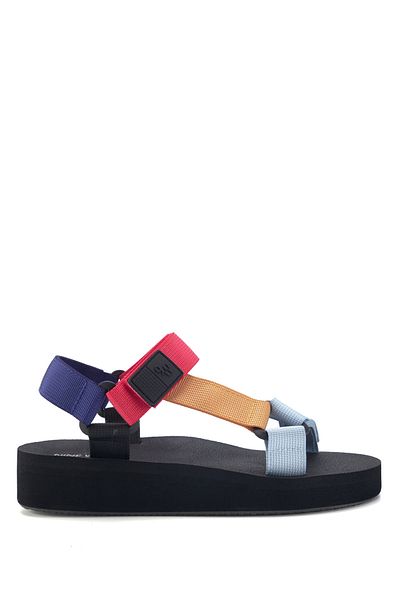 Nine West Nexara Navy Blue Women's Flat Sandals