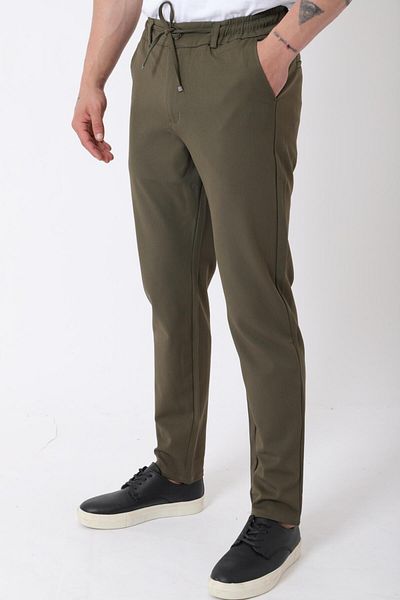 Stilkombin Elastic Waist Sports Full Length Jogger Pants Cpt-4_0400