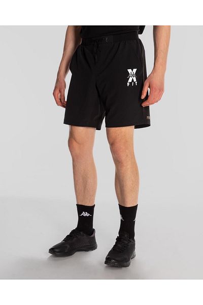 Kappa شورت Combat Wkt Egameno Xfit للرجال ذو قصة عادية باللون الأسود