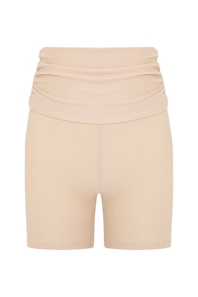 AQUELLA Shirred Skin Short Leggings