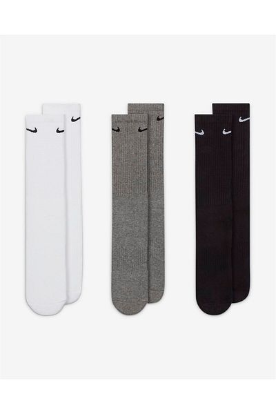 Nike U Nk Everyday Cush Crew 3pr Unisex Κάλτσες μικτών χρωμάτων - Sx7664-964