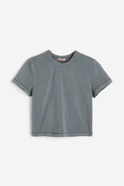 H&M Washed-look loungewear T-shirt