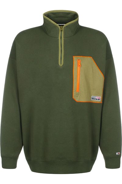 Tommy Hilfiger Herren Tommy Jeans Contrast Pocket Zip Mock