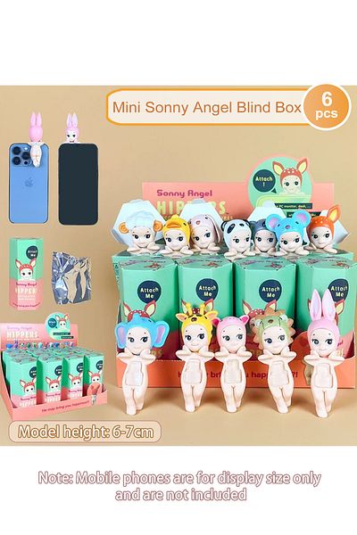 صندوق عشوائي مكون من 6 قطع من Sonny Angel Blind Box بمناسبة الذكرى السنوية العشرين لـ Hippers Looking Back، مجموعة الرسوم المتحركة Fruit And Vegetable Fi