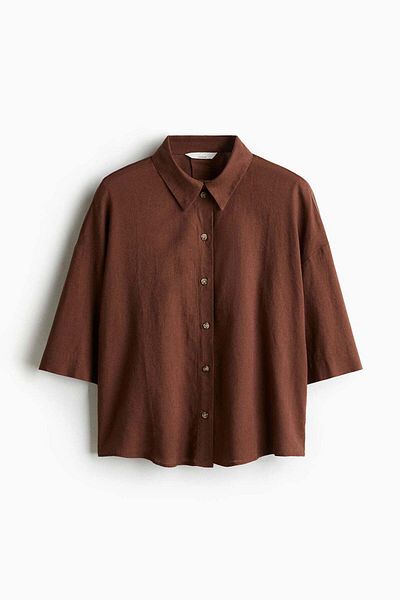 H&M Linen-blend shirt