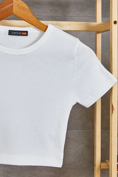 BERRU PAZARLAMA Crew Neck Crop Body
