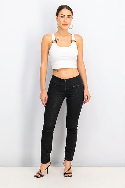 Guess Women Regular Fit Stretchable Denim Jeans, Black