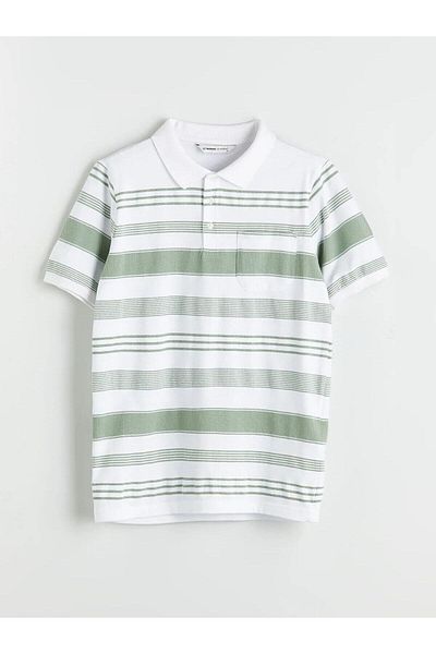 LC Waikiki Lcwaikiki Classic Polo Collar Color Block Men's T-Shirt (S5)