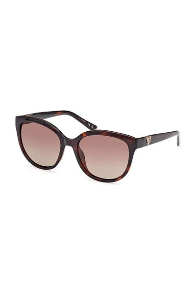Guess Polarized Sunglasses Women Guess GU7877 52H, Plastic, Havana, 56 mm