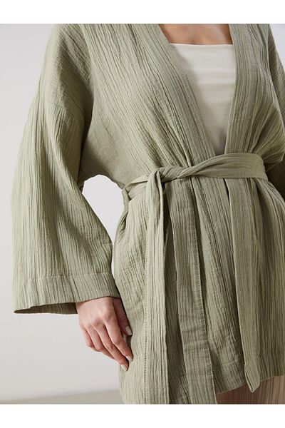 LC Waikiki Shawl Collar Women's Kimono