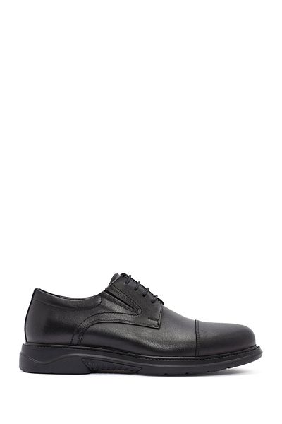 Derimod Pantofi casual din piele neagră cu șireturi pentru bărbați 24WFD 677518