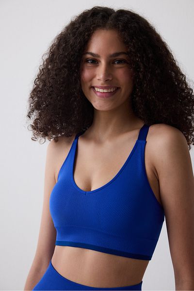 Penti Biustonosz sportowy Saks Blue Light Support Contrast Seamless